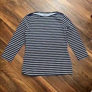 Lands end boatneck swim shirt small long